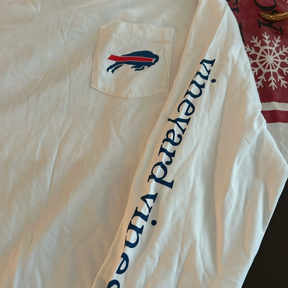 Buffalo Bills vineyard vine, long sleeve T-shirt